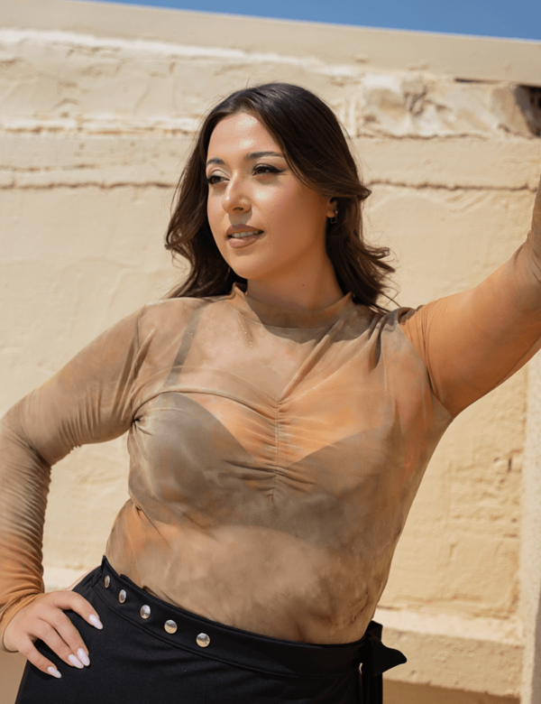 Temptation Top Brown