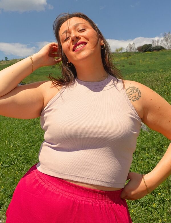 Leslie Top Lilac
