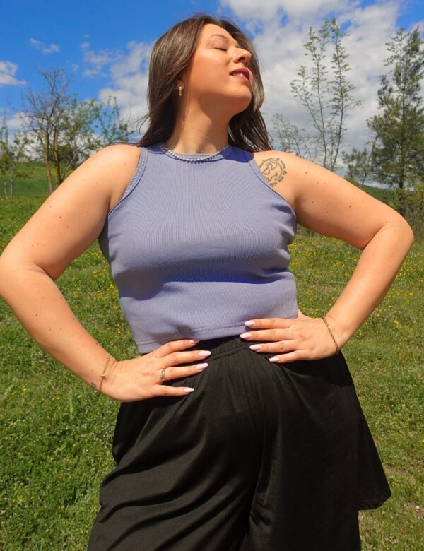Leslie Top Light Blue